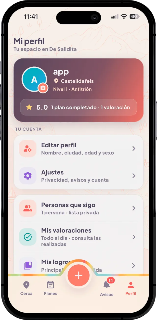 Perfil y reputación en De Salidita